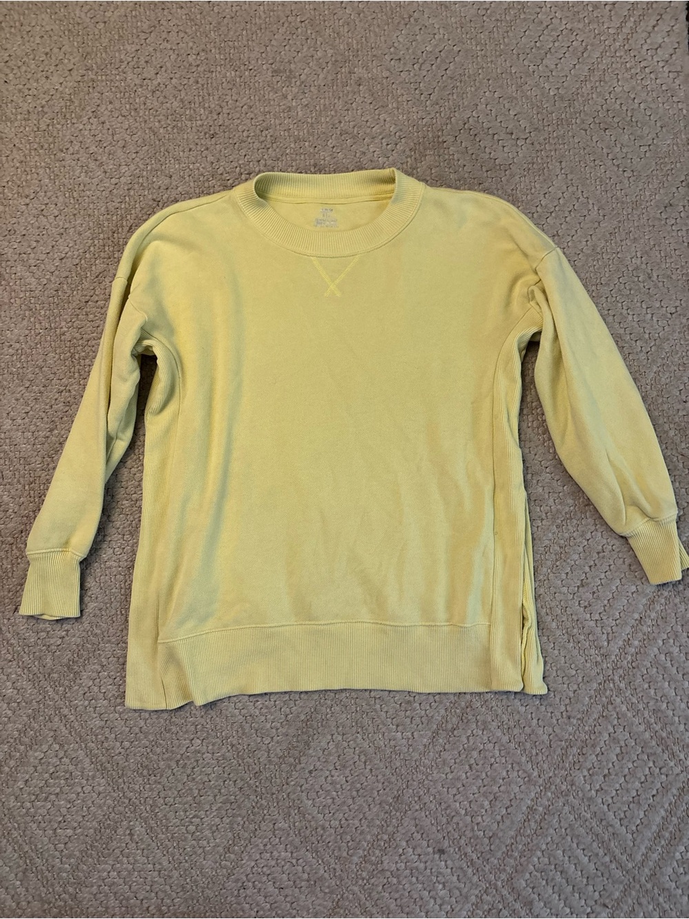 aerie Yellow Crewneck Sweatshirt